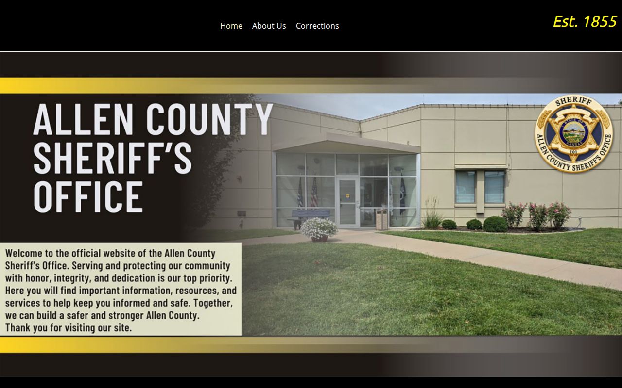 Allen County Jail release records contact page